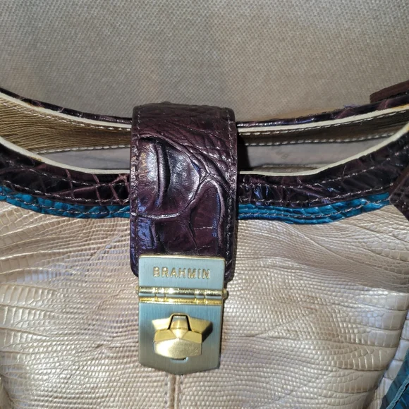 ***GREAT DEAL****Brahmin Tri color Purse - Picture 8 of 14